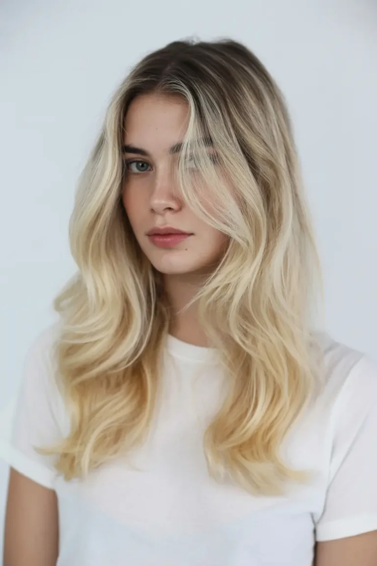 dark roots blonde hair
