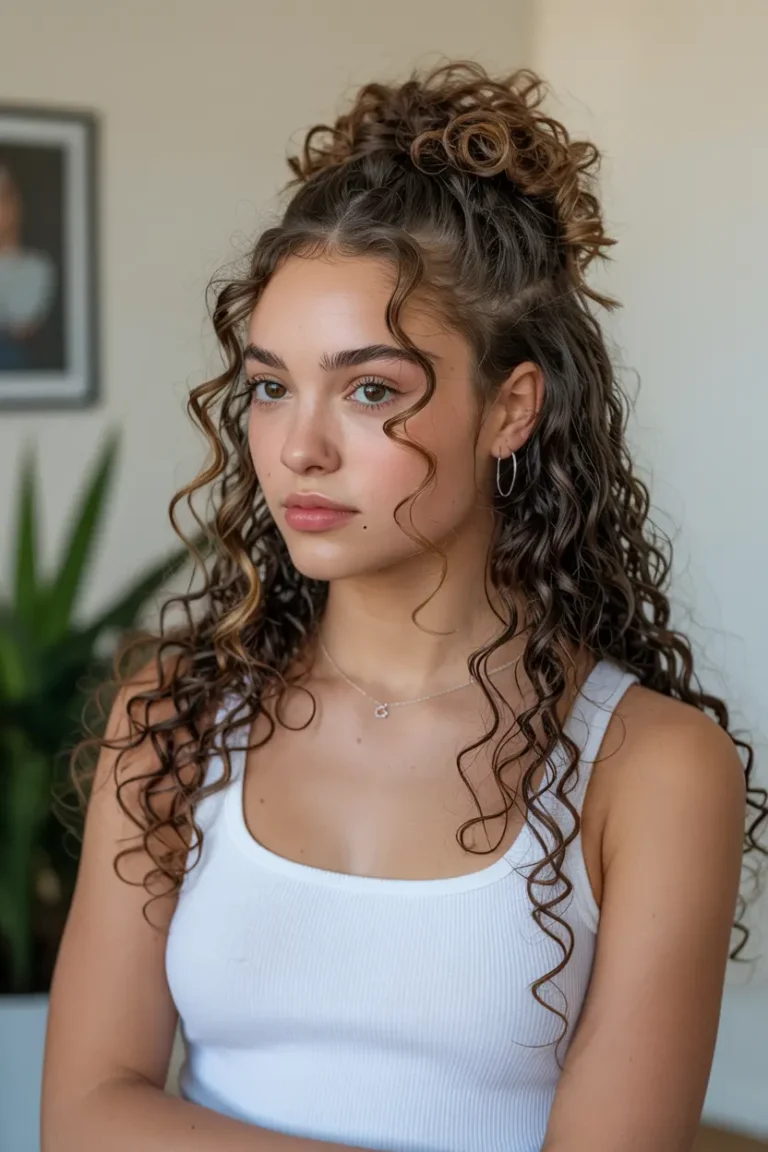 Curly Hairstyles for School